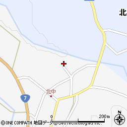 新潟県村上市北中799周辺の地図