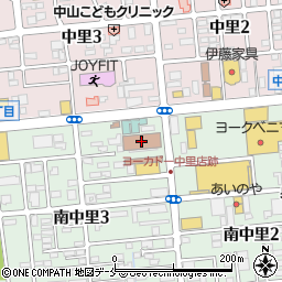 石巻郵便局周辺の地図