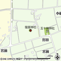 宮城県東松島市大曲小脇浦102周辺の地図