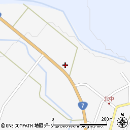 新潟県村上市北中643周辺の地図