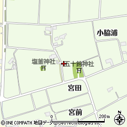 宮城県東松島市大曲小脇浦86-4周辺の地図