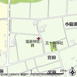宮城県東松島市大曲小脇浦89周辺の地図