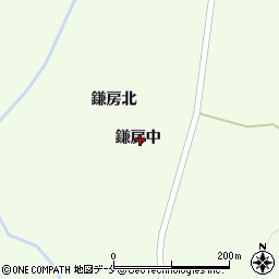 宮城県黒川郡大和町吉田鎌房中周辺の地図