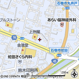 アイフルホーム石巻店周辺の地図