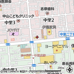 ａｕショップ石巻中里周辺の地図