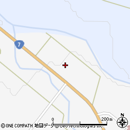 新潟県村上市北中654周辺の地図