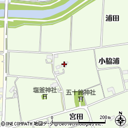 宮城県東松島市大曲小脇浦81周辺の地図
