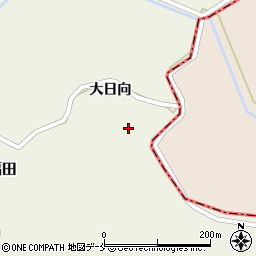 宮城県東松島市西福田大日向周辺の地図