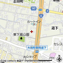 ホテルルートイン仙台大和インター第３駐車場周辺の地図