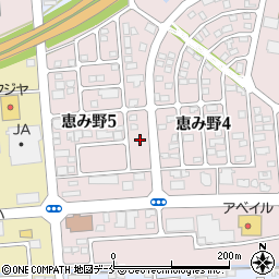 宮城県石巻市恵み野5丁目2周辺の地図