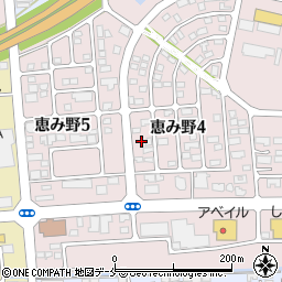 宮城県石巻市恵み野4丁目8周辺の地図