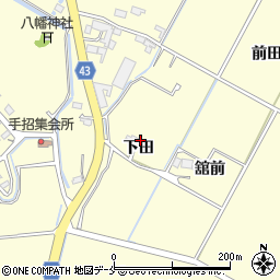 宮城県東松島市小松下田周辺の地図