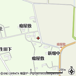 宮城県黒川郡大和町吉田新瘤屋敷周辺の地図