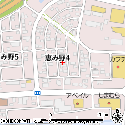 宮城県石巻市恵み野4丁目6周辺の地図