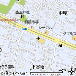オーディン石巻蛇田店周辺の地図