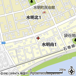 〒986-0802 宮城県石巻市水明南の地図