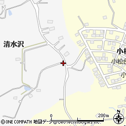 宮城県東松島市大塩清水沢112-2周辺の地図