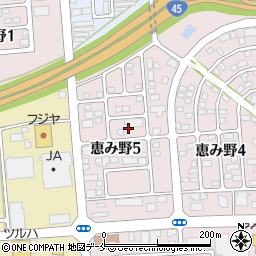 宮城県石巻市恵み野5丁目6周辺の地図