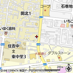 桜塾石巻校周辺の地図