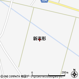 宮城県石巻市沢田新平形周辺の地図
