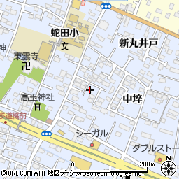 宮城県石巻市蛇田中埣5-12周辺の地図