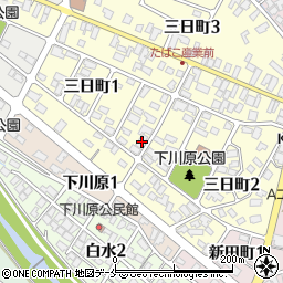 新関鋸店周辺の地図