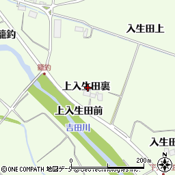 宮城県黒川郡大和町吉田上入生田裏周辺の地図