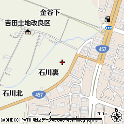 宮城県黒川郡大和町吉岡石川裏周辺の地図