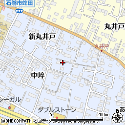 宮城県石巻市蛇田中埣24周辺の地図