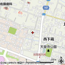 宮城県黒川郡大和町吉岡西下蔵52周辺の地図