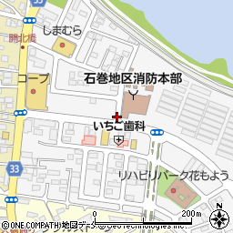 宮城県石巻市大橋周辺の地図