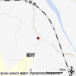 宮城県石巻市根岸大和田周辺の地図
