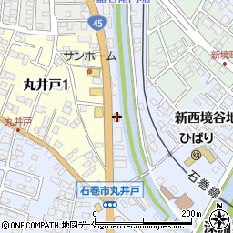 カレーハウスＣｏＣｏ壱番屋石巻蛇田店周辺の地図
