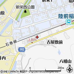 石の三浦源蔵商店周辺の地図