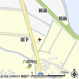 宮城県東松島市小松舘下周辺の地図
