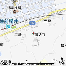 宮城県石巻市井内滝ノ口24周辺の地図