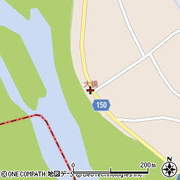 大橋周辺の地図