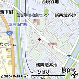 宮城県石巻市新境町周辺の地図