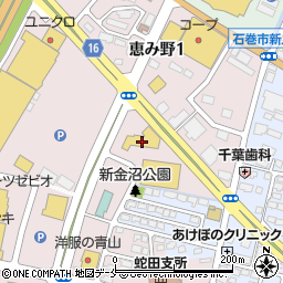 宮城トヨタ　カローラ石巻周辺の地図