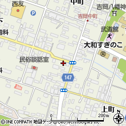 進和商事吉岡店周辺の地図