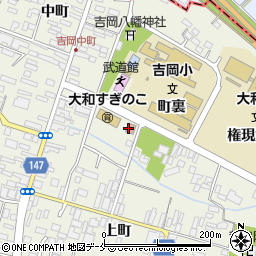 吉岡コミュニティセンター周辺の地図
