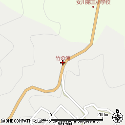 竹の浦周辺の地図