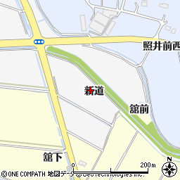 宮城県東松島市大塩新道周辺の地図