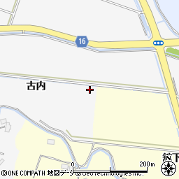 宮城県東松島市大塩古内周辺の地図