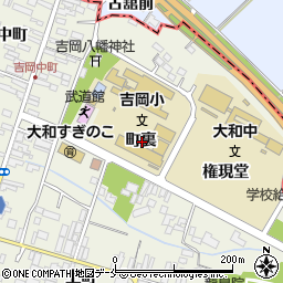 宮城県黒川郡大和町吉岡町裏周辺の地図