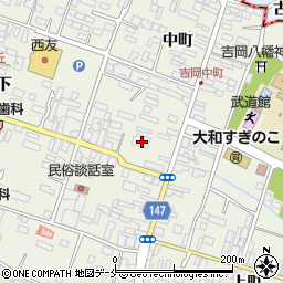 七十七銀行吉岡支店 ＡＴＭ周辺の地図