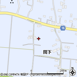 宮城県東松島市赤井関下121周辺の地図