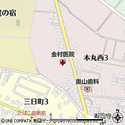 金村医院周辺の地図