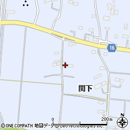 宮城県東松島市赤井関下121-1周辺の地図