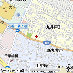 白蘭わた株式会社　石巻店周辺の地図